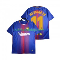 Camisola FC Barcelona Neymar JR 11 2017-2018 Retro Homem Equipamento Primeiro Manga Curta